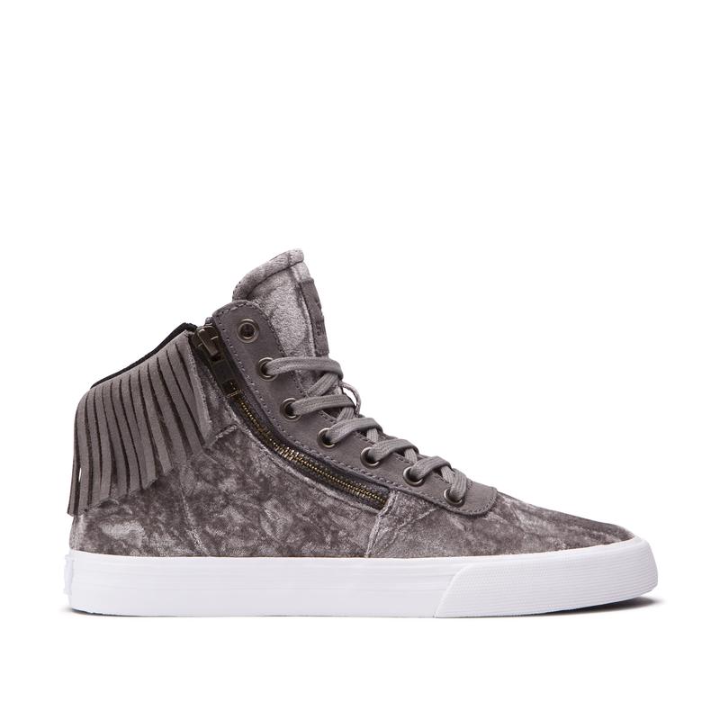 Zapatillas Altas Supra Argentina Mujer - CUTTLER Gris (WSIPQ-2175)